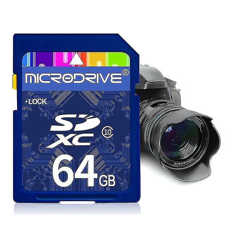 コンピュータアクセサリセットマイクロドライブ64GB高速クラス10SDメモリカードSDカードSDカードスロット付きすべてのデジタルデバイス用