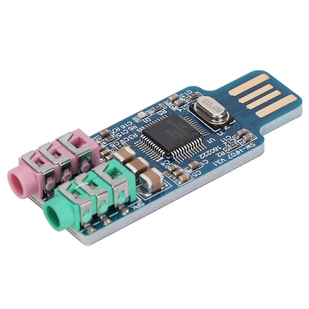 CM108 USB Sound Card Driver-Free External o Adapter for Laptop