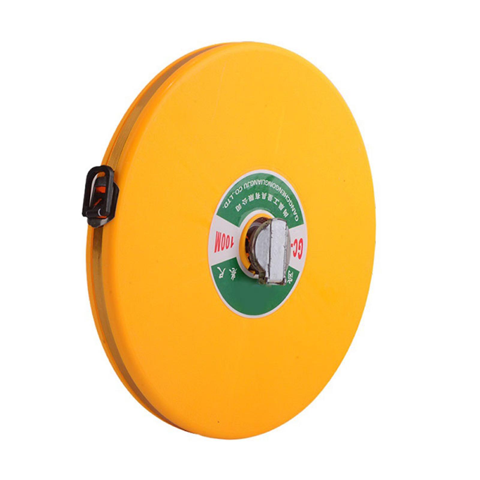 10/20/30/50/100M Hand Disc Ruler Carpenter Metric Measuring Meter Tape Measure Tool
