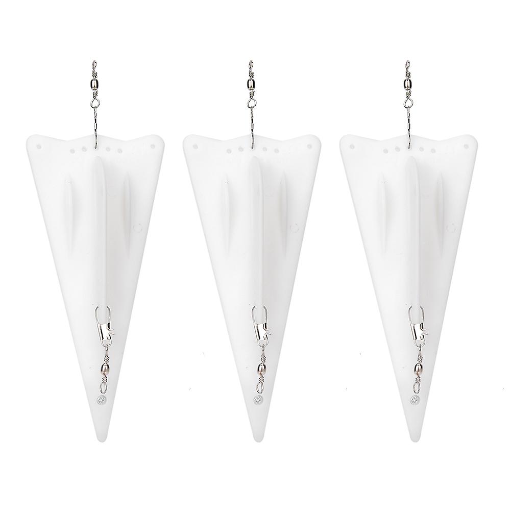 3pcs Artificial Plastic Fishing Lures for Trolling