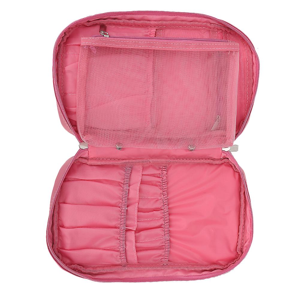 Professional Portable Multi Layers Makeup Brush Container Cosmetics Tool Storage Bag Case