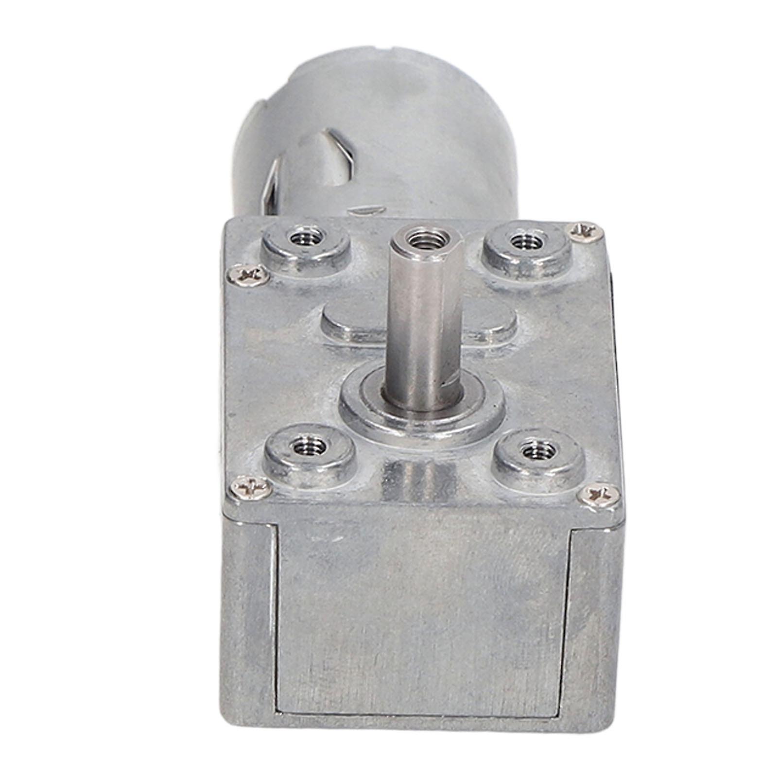 12VDC Worm Gear Motor Set 2W 1.2A Adjustable Speed 77x32x25mm