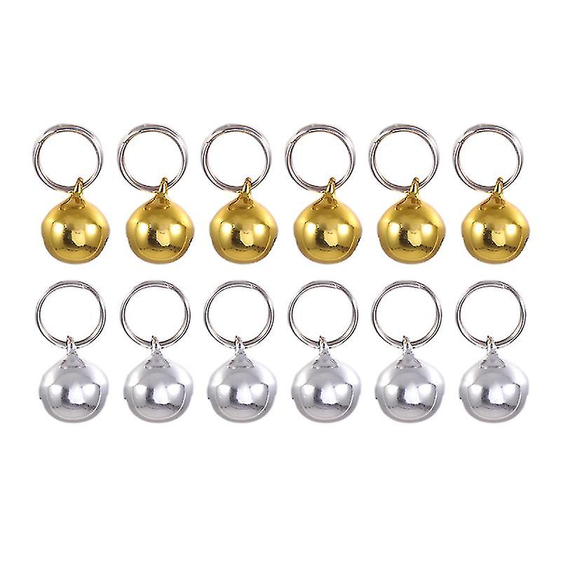 12pcs Loose Beads Jingle Bells