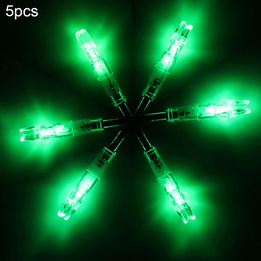 Verdant Touch Archery Insert Lighted Nock LED Light Emitting Arrow Nock, 6.2mm Inner Diameter, Automatic Archery Lighted Nocks for Night Hunting