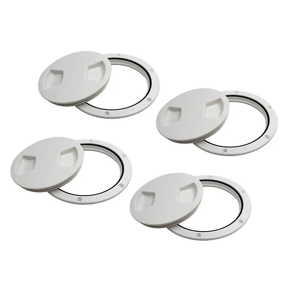 2-Pack Solid RV Marine Boat 5 Inch Cover Deck Plate~7310