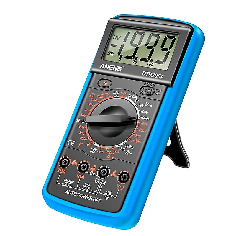 ANENG DT9205A Digital Multimeter 1999 Counts High Precision Multifunction AC/DC Voltage Current Test