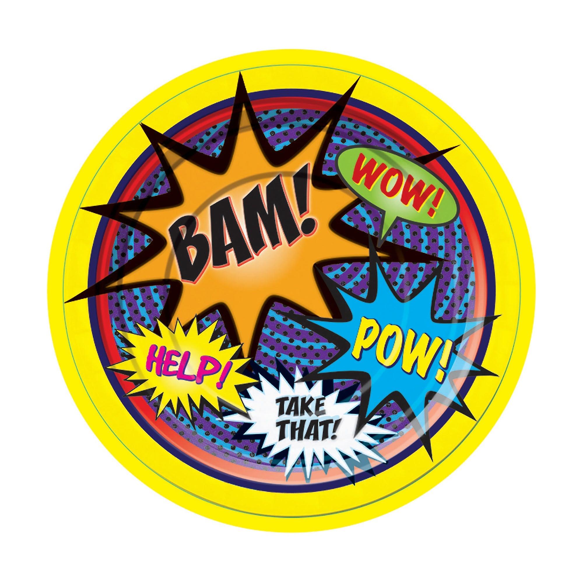 Super Hero Small Paper Plate X72433