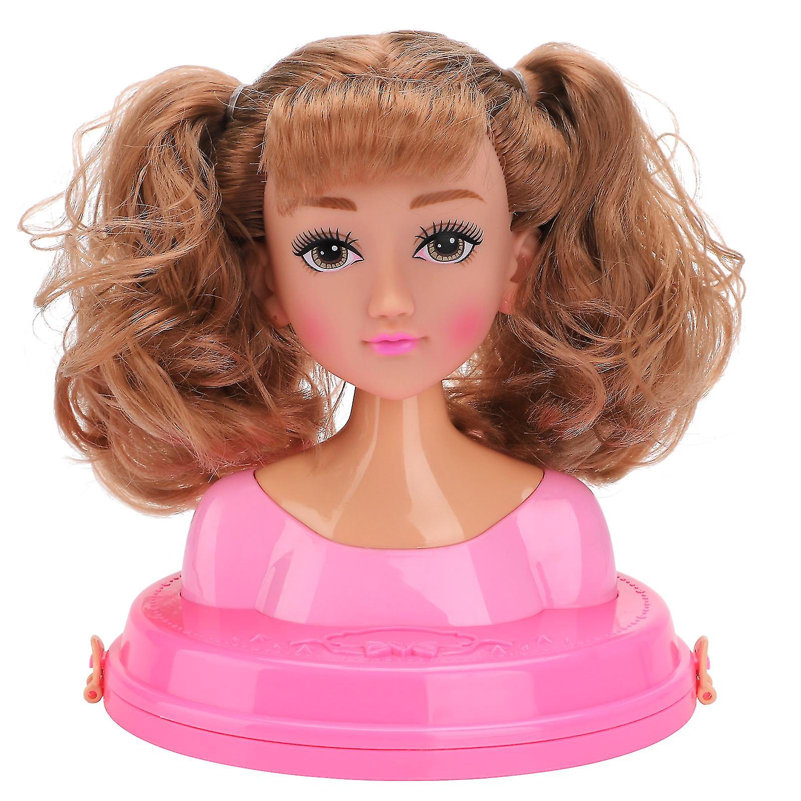 Rapunzel Muñeca Cabeza De Peinado Pequeu00f1a Para Barbie, Cabello