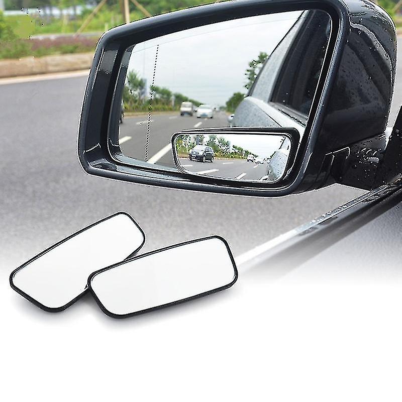 Brand New 1 Pair Blind Spot Mirror Wide Angle Mirror 360 Degree Adjustable Convex Rear View Mirror C