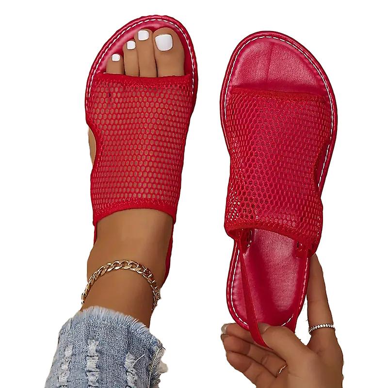 Womens Breathable Mesh Slip-On Sandals,Quick-Dry Walking Shoes for Beach & Leisure