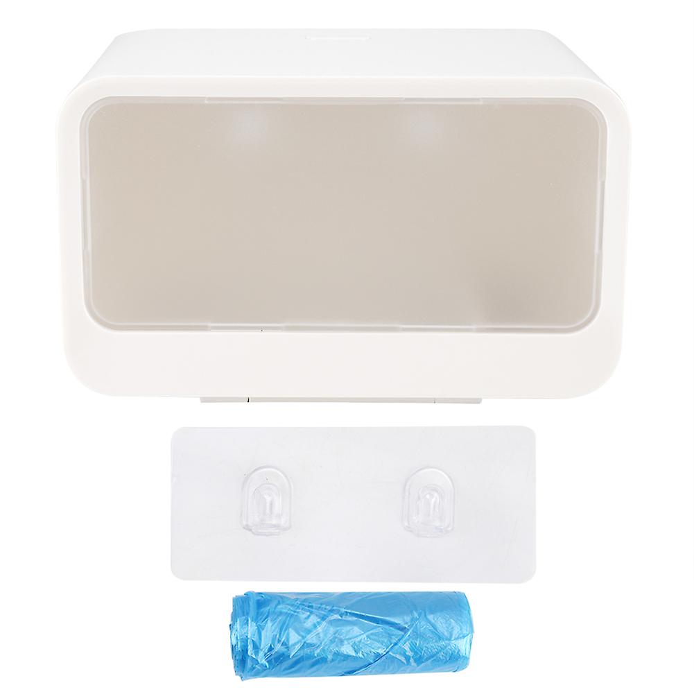 Multifunctional Wall-Mounted Plastic Square Waterproof Tissue Box Roll Paper Box