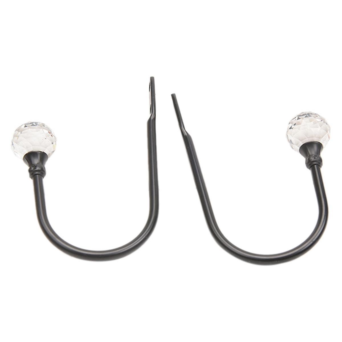B Metal U Shaped Shackles Window Accessories Curtain Holdback Wall Tie Backs Hooks Hanger Home Acce