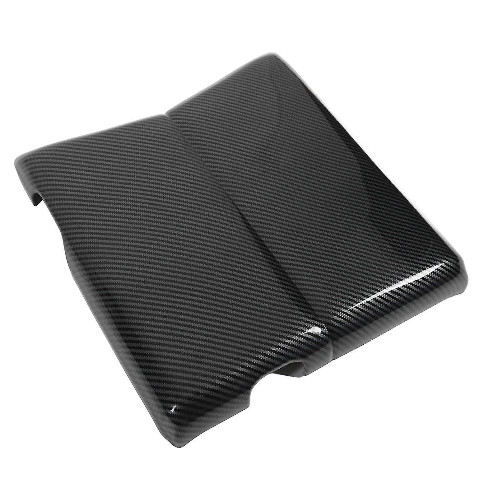 Console Lid Armrest Cover Carbon Fiber Style Armrest Box Protector Replacement for Land Cruiser Lc300 2023 