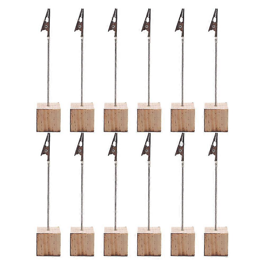 12pcs Créatif Carte de Visite & Porte-Photo - Porte-Note Mémo