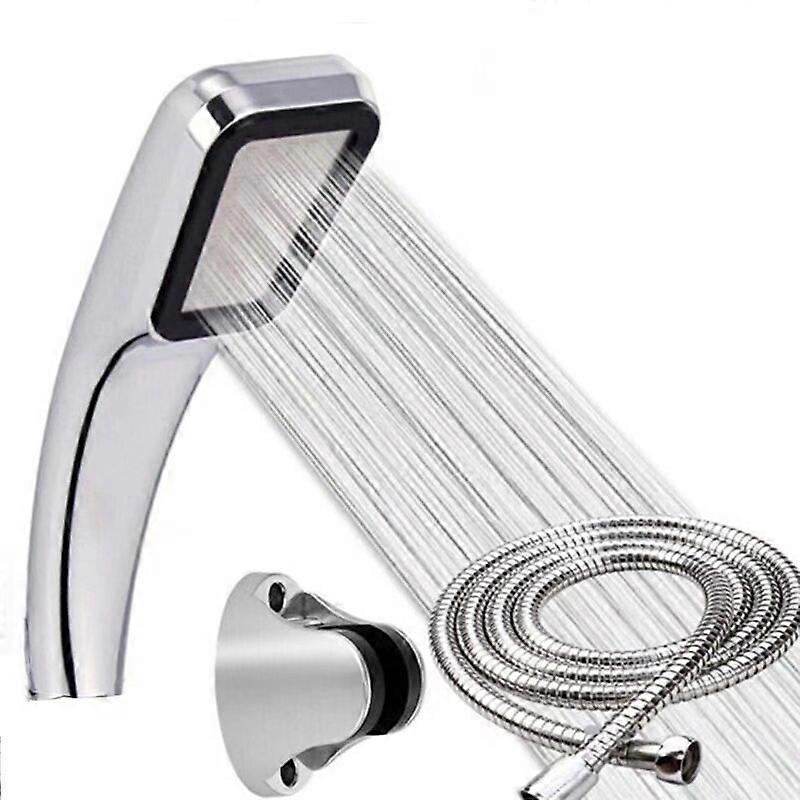 300 Hole Rain Shower Square Hand Shower Set