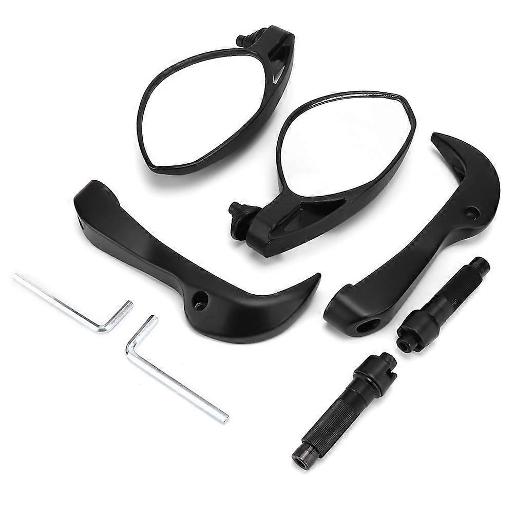 22mm/0.9in Handlebar End Rearview Side Mirrors Hand Guard Motorcycle Accessory E2U111