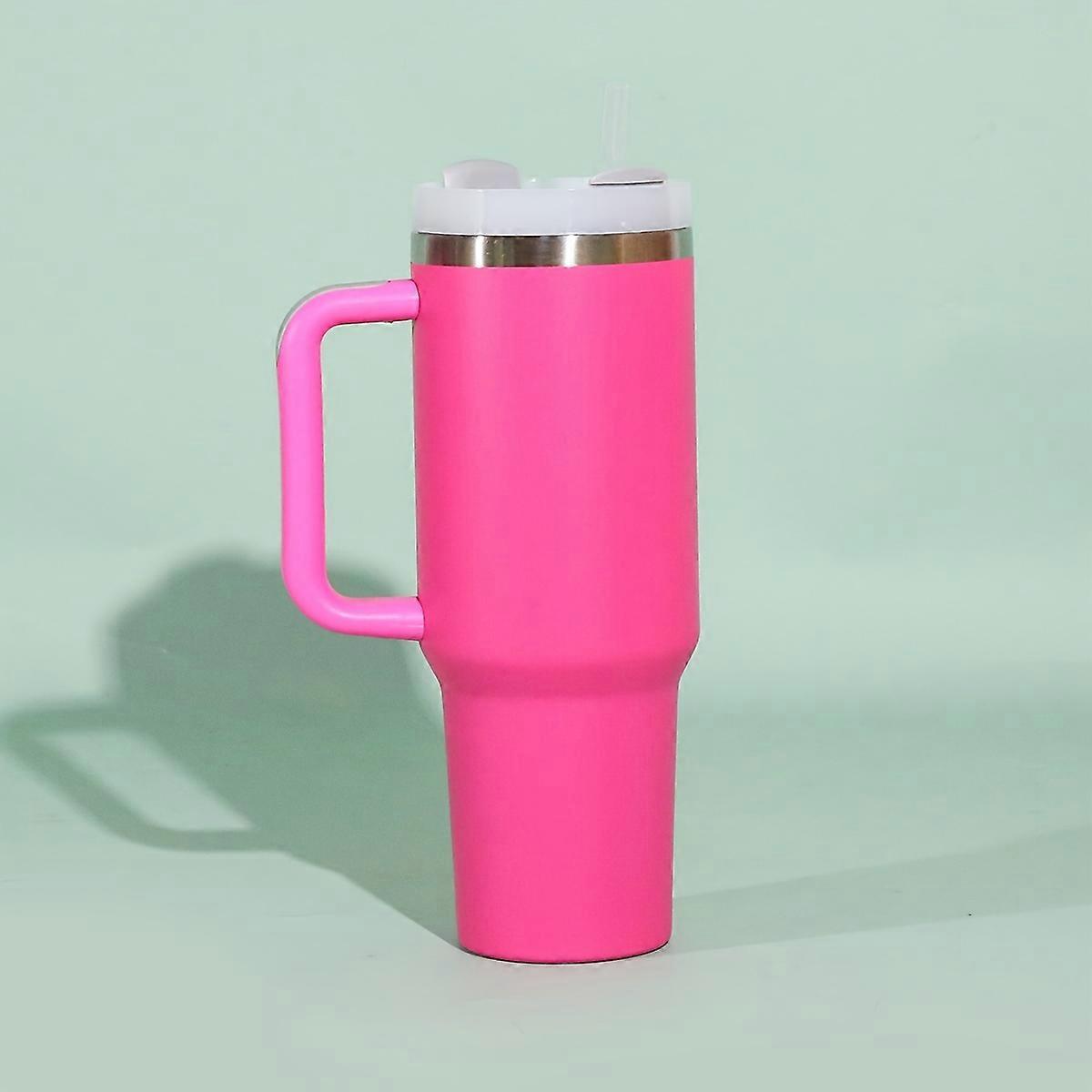40oz Stainless Steel Insulated Cup with Handle - Perfect for Cold Drinks, Hot Beverages, and Travel - Ideal for Home, Office, and Car Use