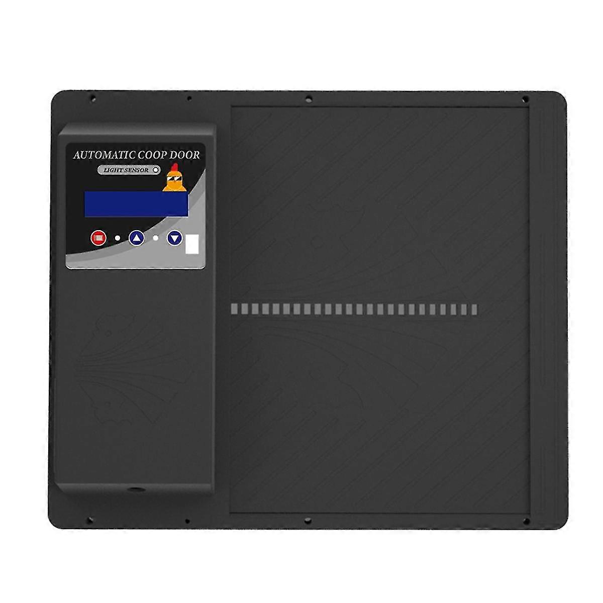 Automatische Hühnerstalltür solarbetrieben, Hühnerstalltür mit Timer & Lichtsensor, Fernbedienung