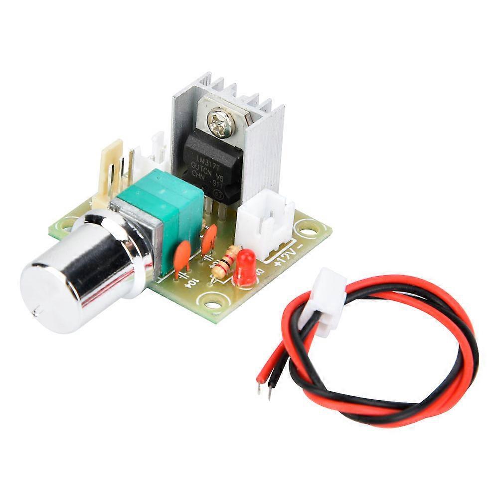 XH-M137 Linear Adjustable Voltage Board 3.25~15V Full Fan Speed Control Switch with Knob YEMAA