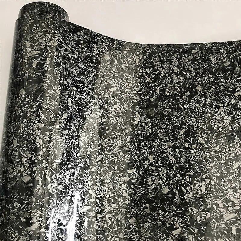 3D smedet kulstofvinylfolie med luftudløsningsbobler Gratis selvklæbende DIY styling Bilmærkatindpakning