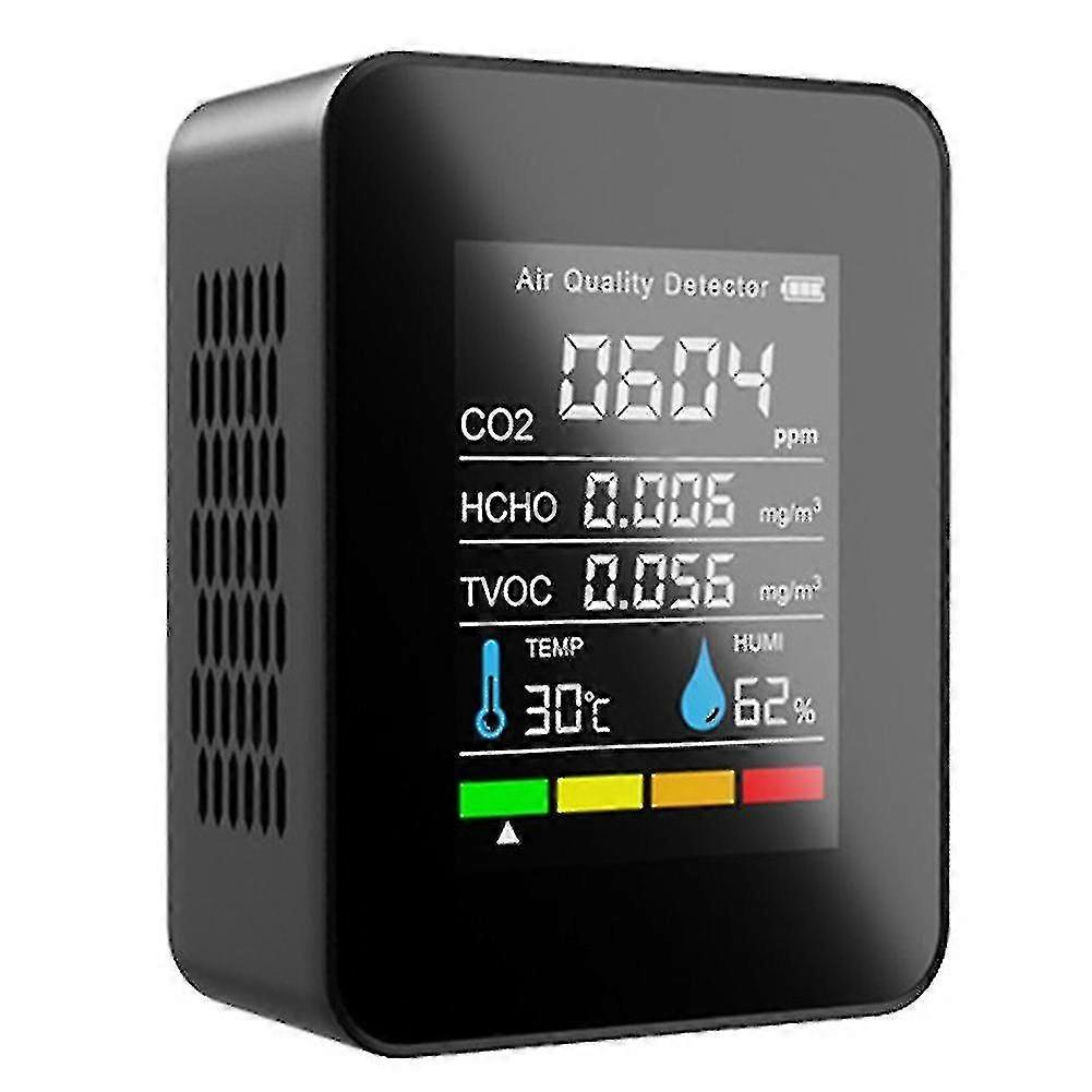 5 In1 Co2 Meter Digital Temperature Humidity Tester Carbon Dioxide-a
