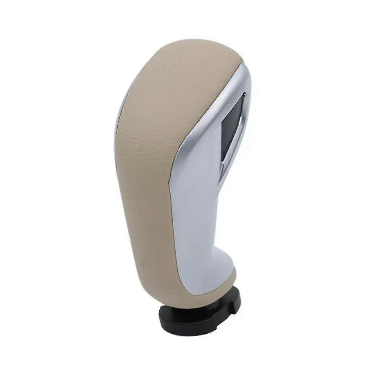 Automatic Gearshift Lever Shift Knob Handball for C5 DS5 508 2009-2019 9009652906 Silver & Beige