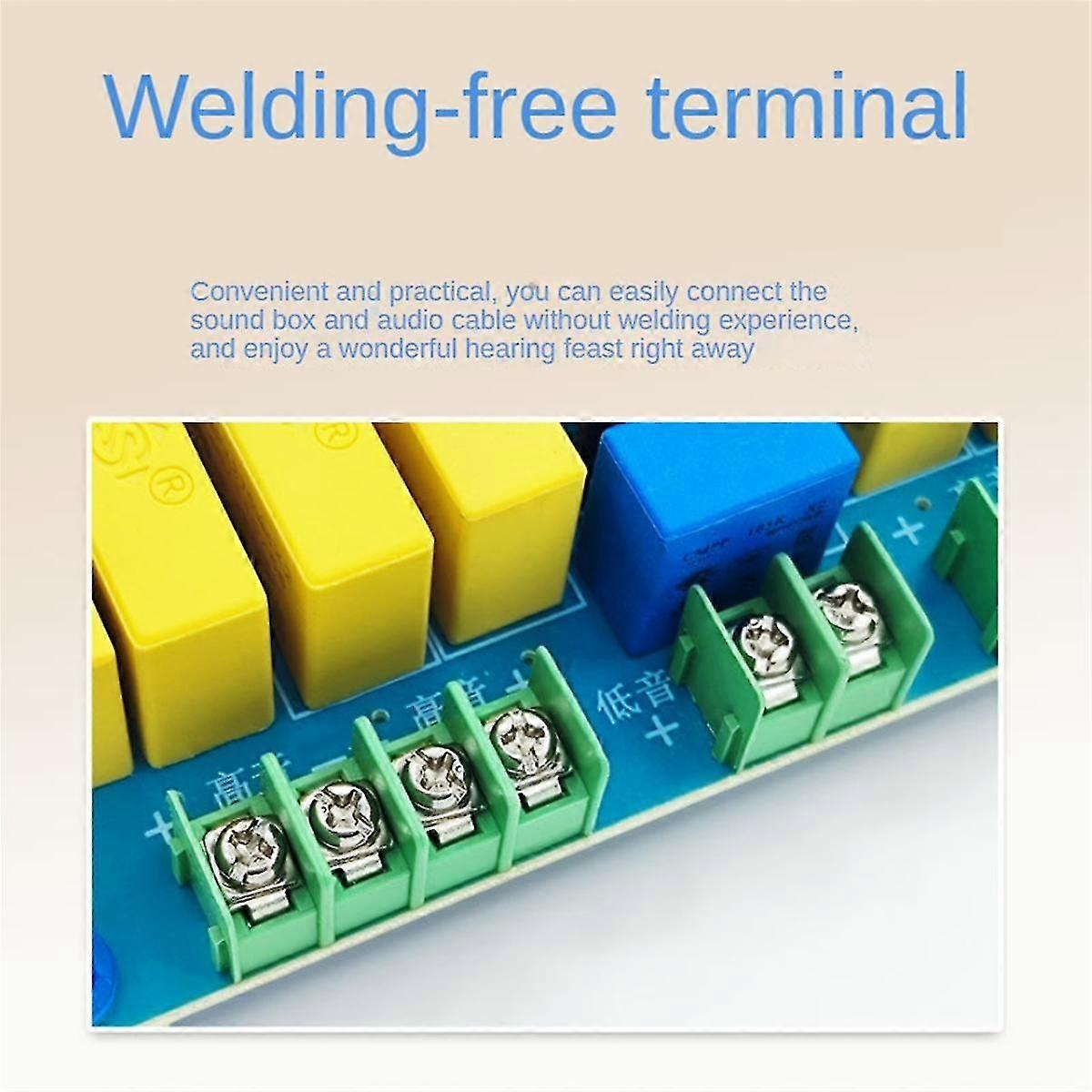 5 Way 250w Crossover Filter Frequency Divider Four High One Low Hifi Filter Module Board For High Fidelity