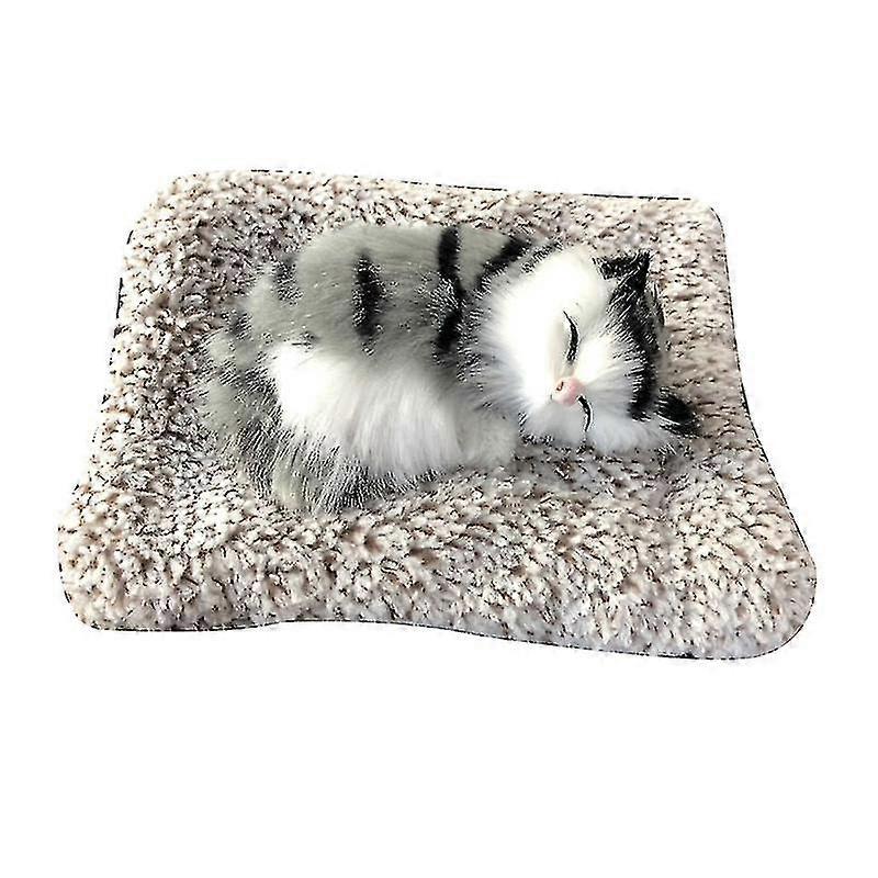 Sleeping Cat Plush Bamboo Charcoal Doll Car Dashboard Decoration