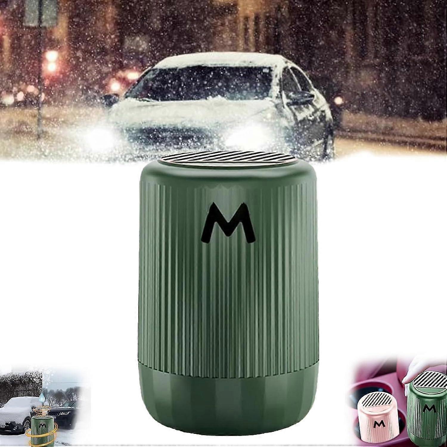 Vehicle Microwave Molecular Deicing Instrument,portable Vehicle-mounted Microwave Powerful Deicer, Solid Aromatherapy Deicing Cup