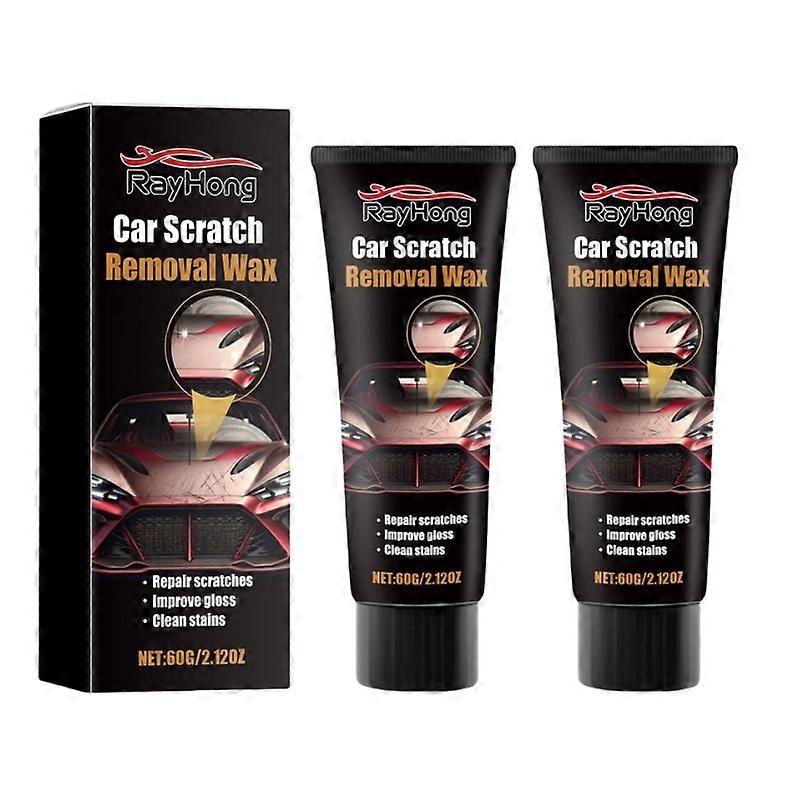 2x Car Scratch Repair Paste Professional Scratch Remover Paste 120ml