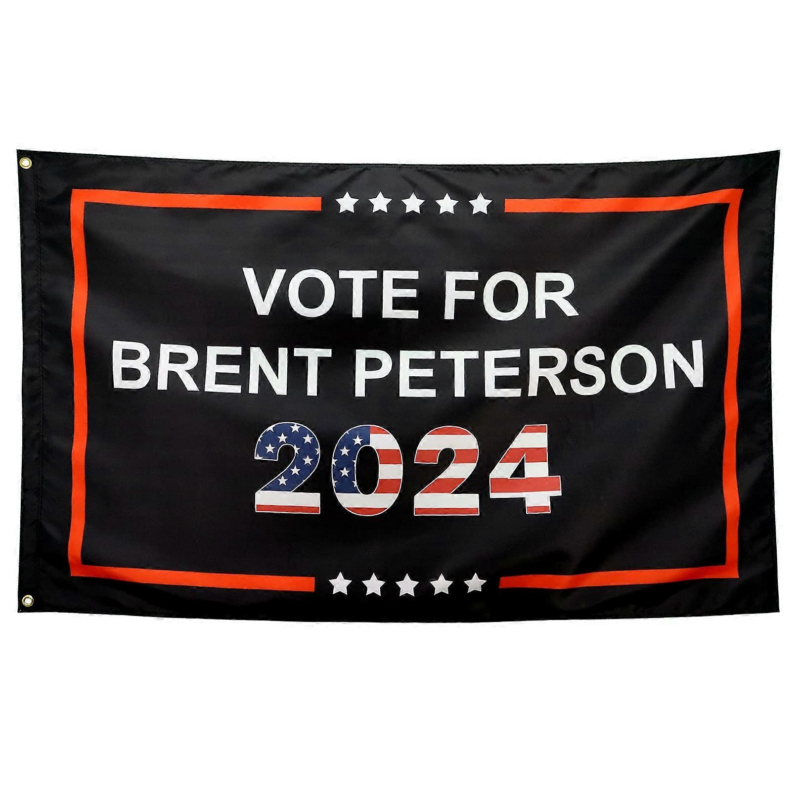 أمريكا تعمل على برنت بيترسون 2024 العلم نسيج رجل الكهف الجدار العلم لكلية النوم كهف هدية مضحك يقتبس لافتة النوم