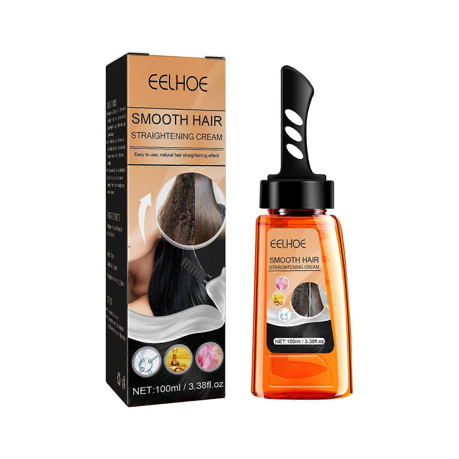 Alisamento para cabelos cacheados, alisamento para cabelos cacheados, indicado para todos os tipos de cabelo 100ml