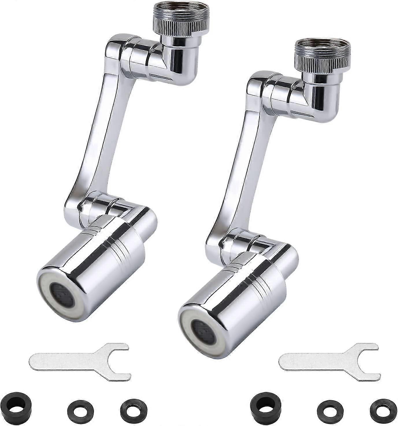 2 Pcs 1080 Rotating Faucet Extender, Kitchen Faucets With Four Layer Filter