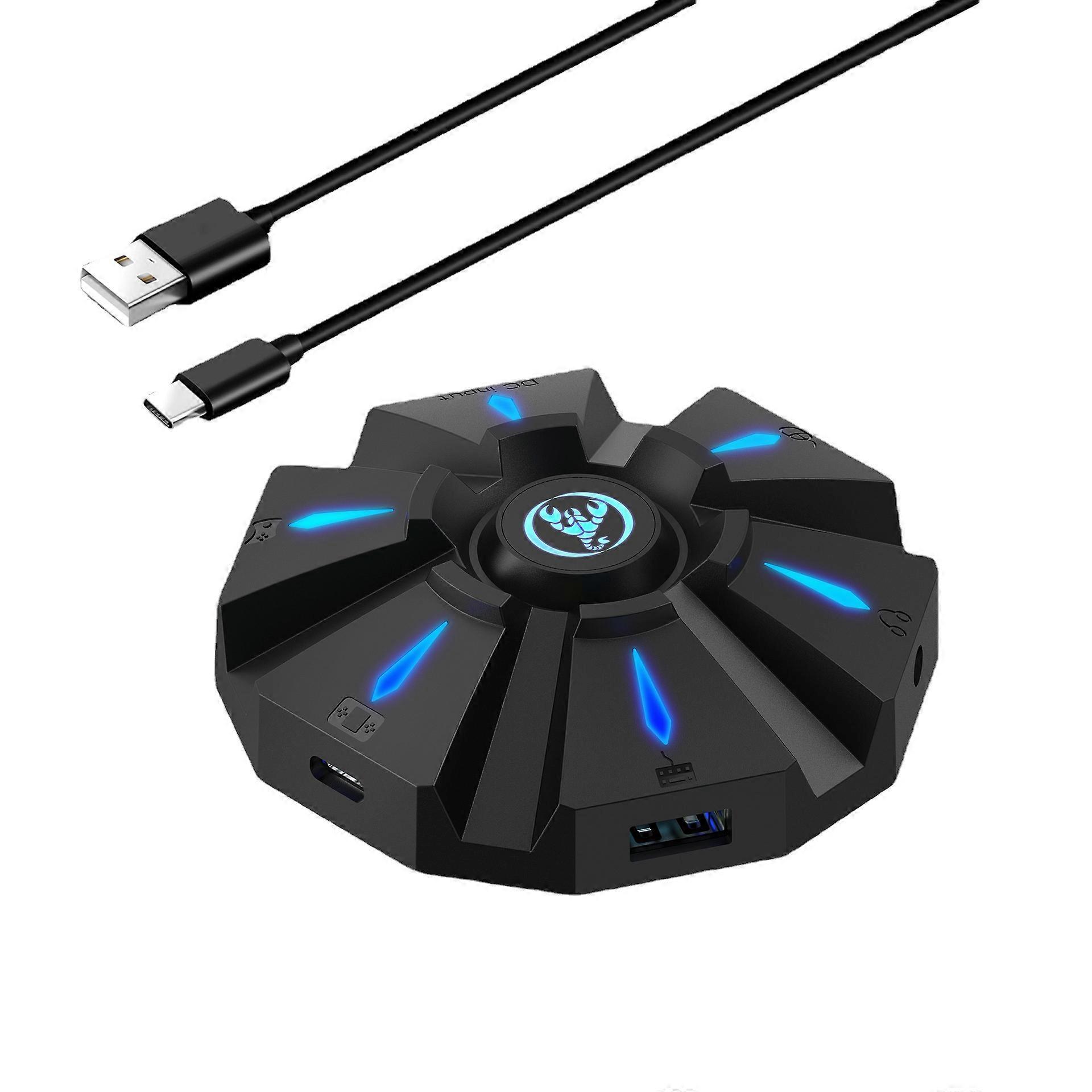 Game console keyboard and mouse converter, supports PS3 PS4 wired conversion