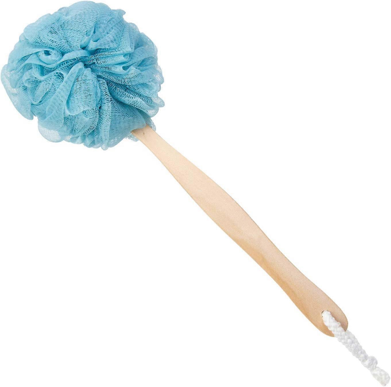 Loofah Back Scrubber for Shower,Wooden Handle