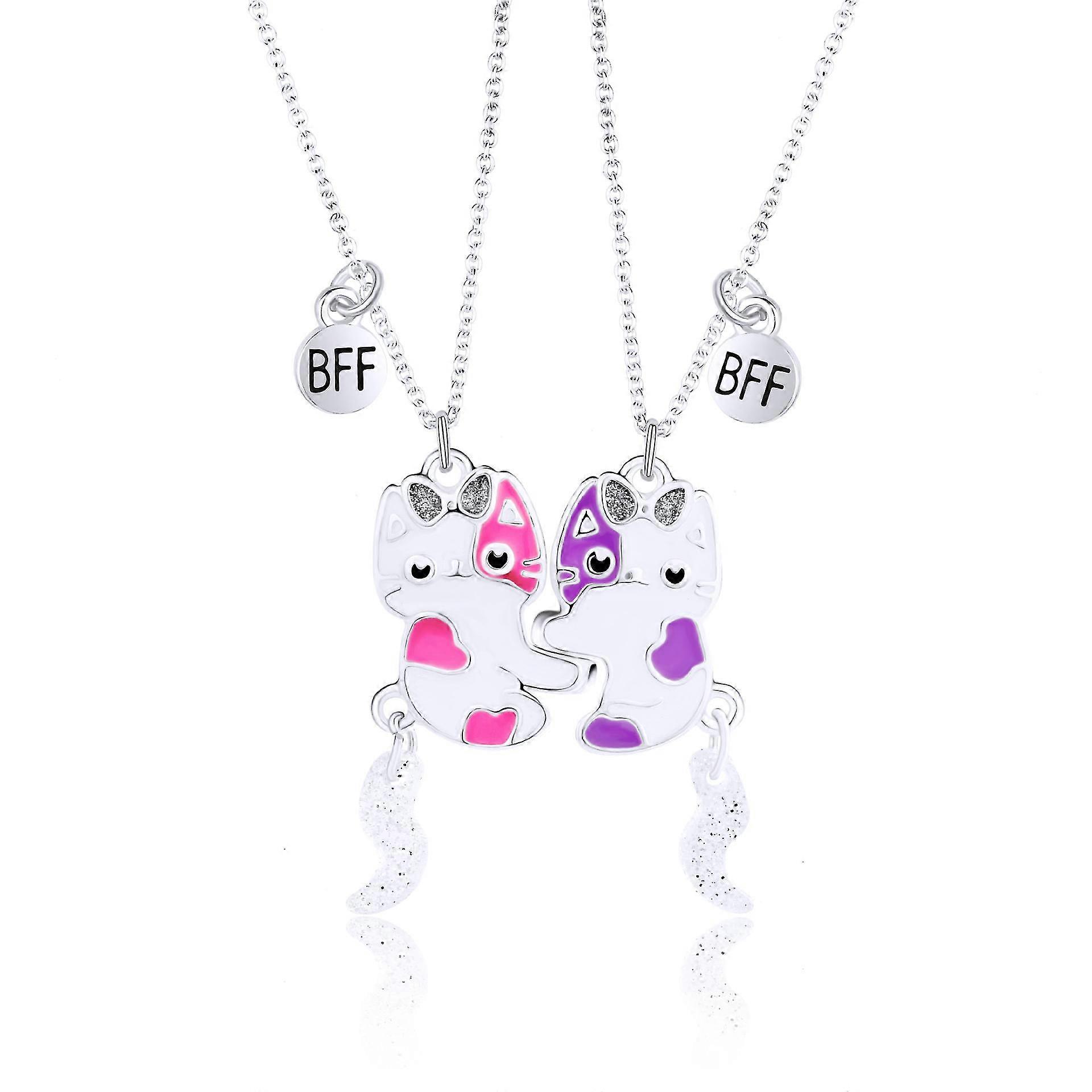 2kpl pari kaulakoru sopii Bff Ystävät Persoonallisuus Magneetti riipus