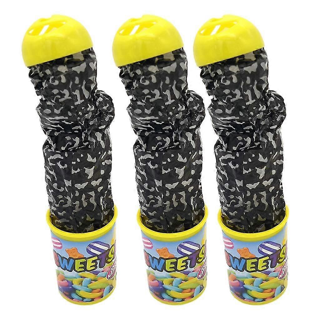 3 Pcs Sweet Candy Can Snake Trick Toy