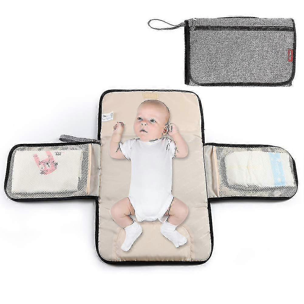 Portable Diaper Changing Pad, Waterproof Travel Changing Station Kit
