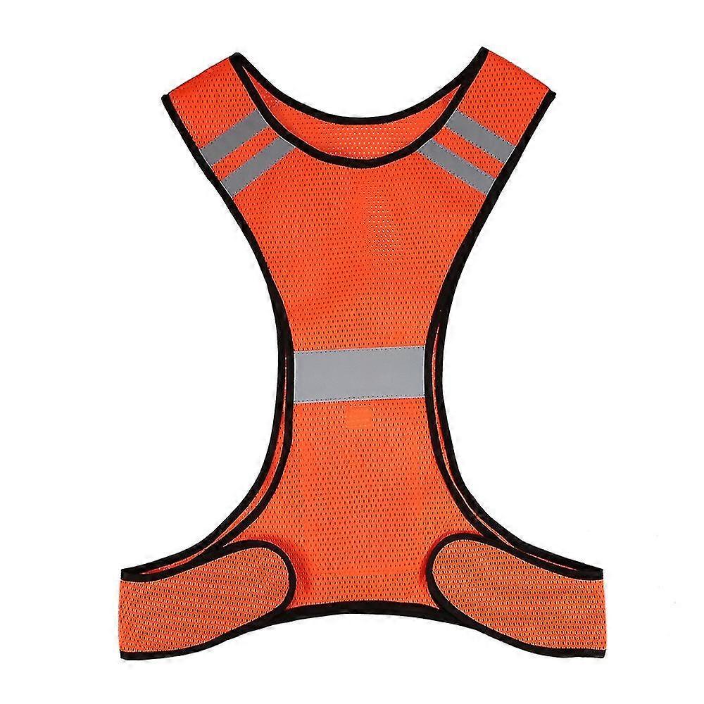 Lightweight Breathable Mesh Reflective Vest High Visibility Safety Vest Gear for Running Walking Cyc