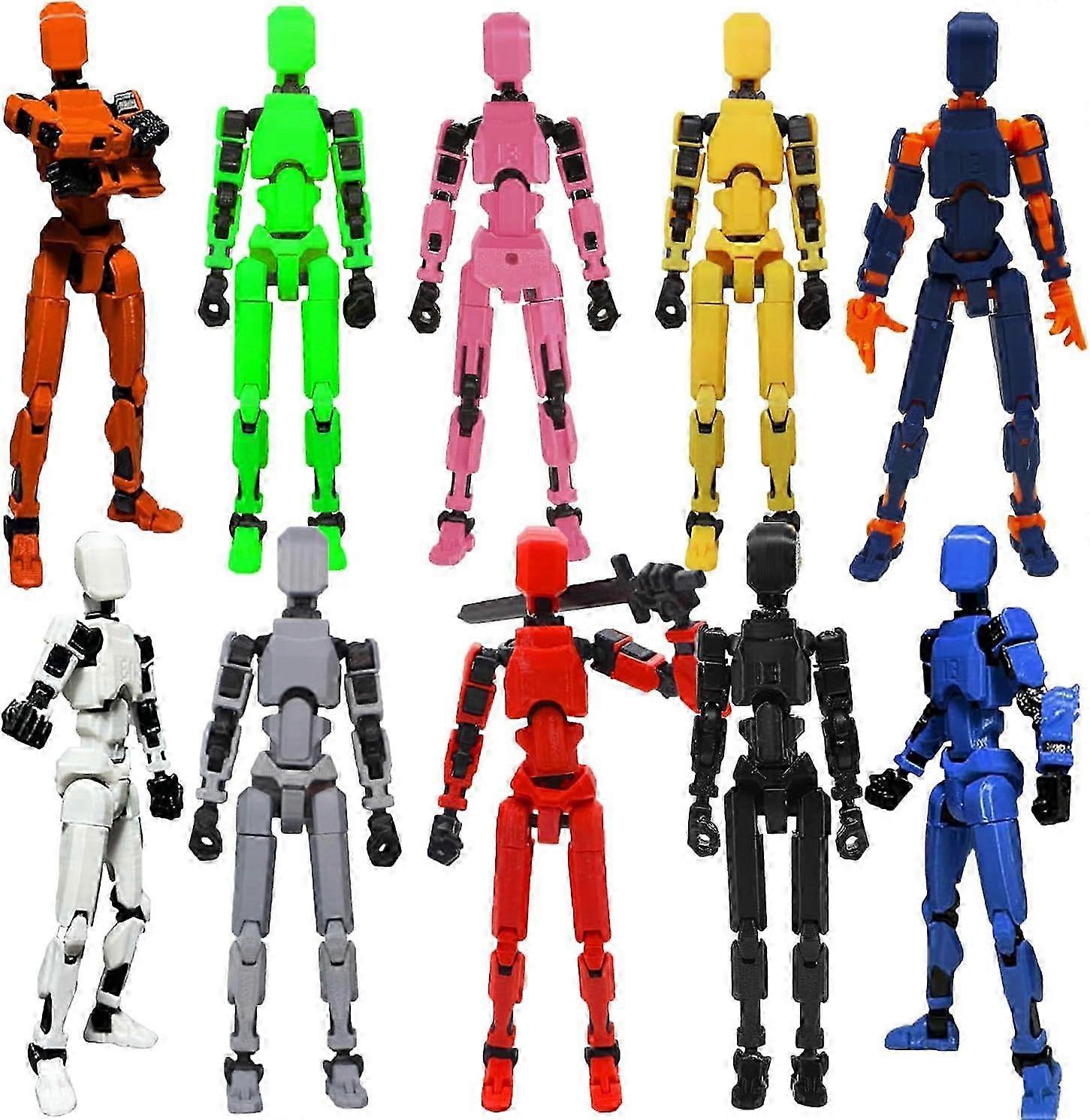 T13 Action Figure,robot Action Figure,t13 Action Figure 3d Printed Multi-jointed Movable,13 Action Figure Dummy,decorations For Action Figures(royal B