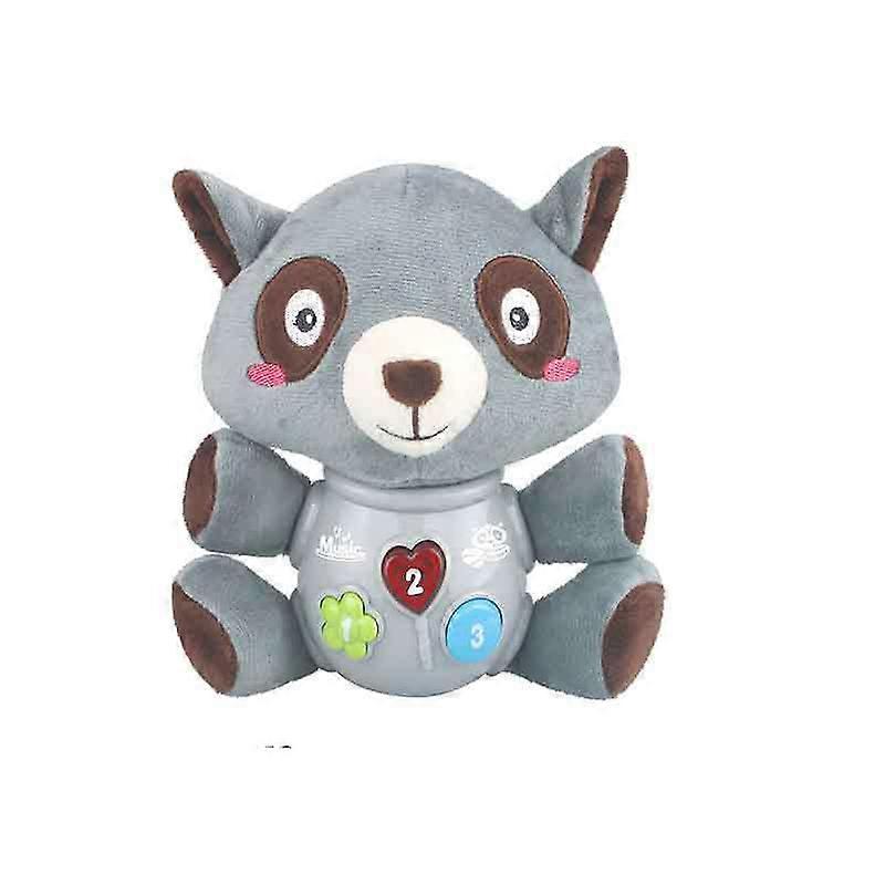Plush Toy Plush Music Toy Interactive Stuffed Animals For Baby Early Education & Learning
