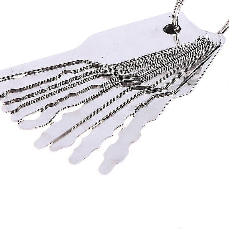 10x Stainless Jiggler Keys Dual Sided Car Unlocking Lock Opening Repair ...