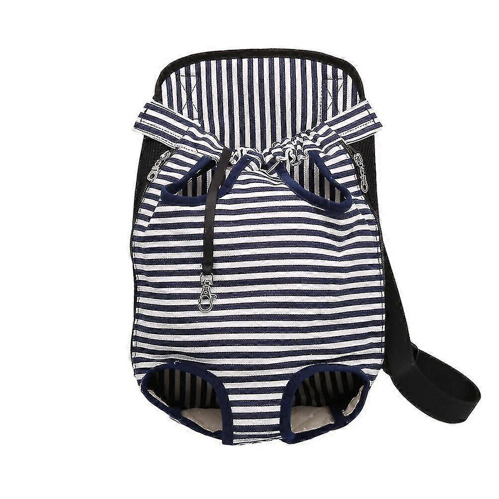 Pet Dog Canvas Backpack - Puppy Pouch Carrier for Legs Out Front or Back Pack (Size XL)