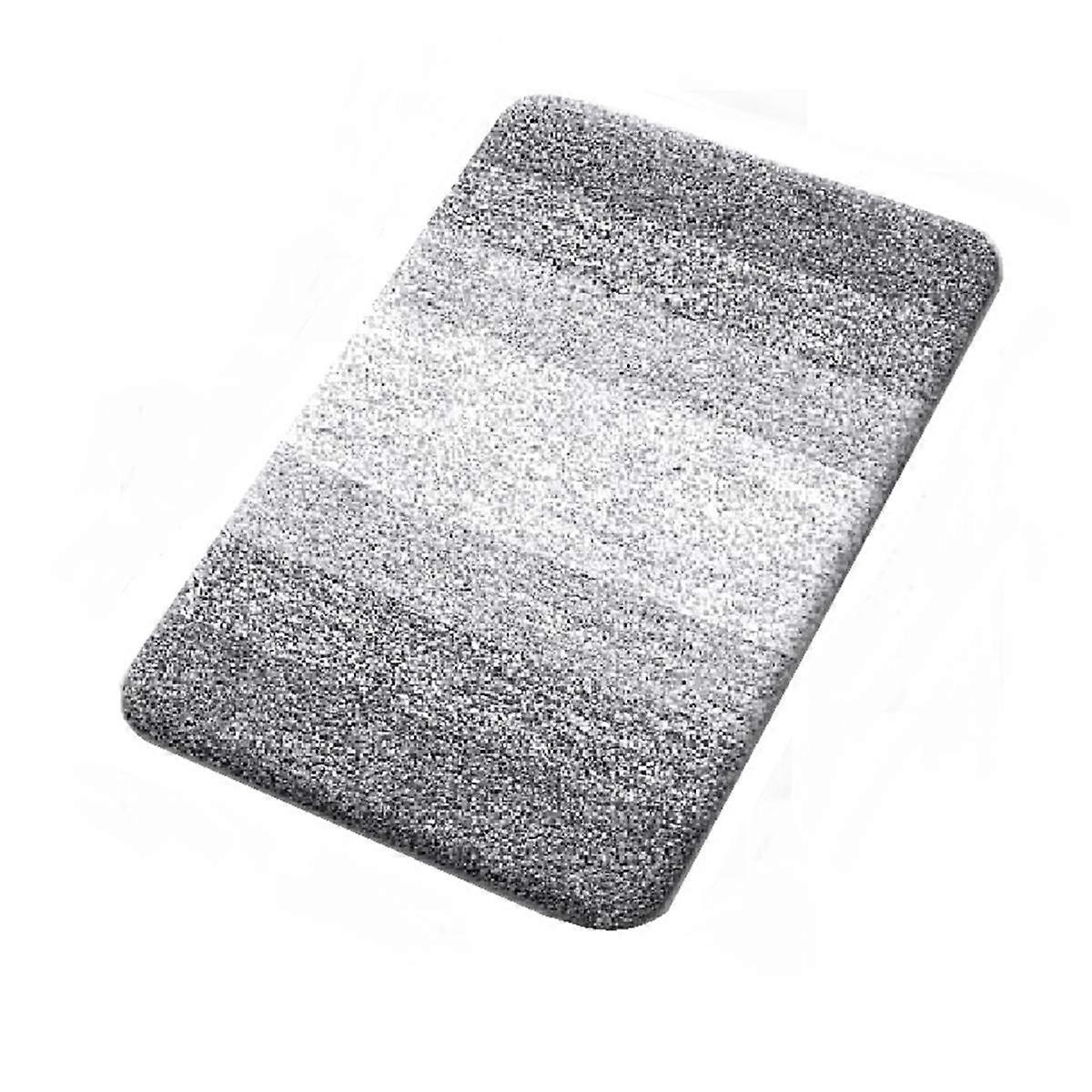 Luxury Bathroom Carpet Soft Absorbent Microfiber Bath Carpet Toilet Floor Mat Non-Slip Bath Blanket Bathroom Mat S