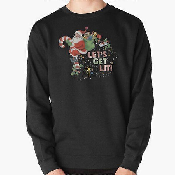 LET'S GET LIT Pullover Sweatshirt-JG5149
