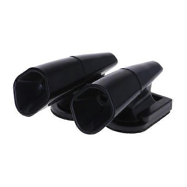 2 Pcs Black Ultrasonic Car Alert Whistle Warning Animal Deer Repeller Alarm Safety Accessory Wind Whistle