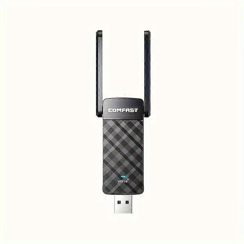 1pc Super-Fast 1800Mbps USB 3.0 WiFi Wireless Adapter Dual 3dBi Antenna Wireless Network Card Dual Band 2.4G&5GHz WiFi 6 Network Wireless Receiver