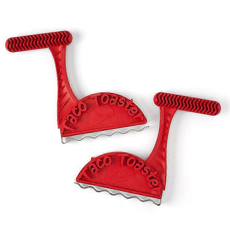 2pcs Tacos Shells Making Tool Tortilla Toaster Burrito Making Tool,taco Toaster Mexican Burrito Shovel Tortilla Spring Roll Baking Clip Baking Baking