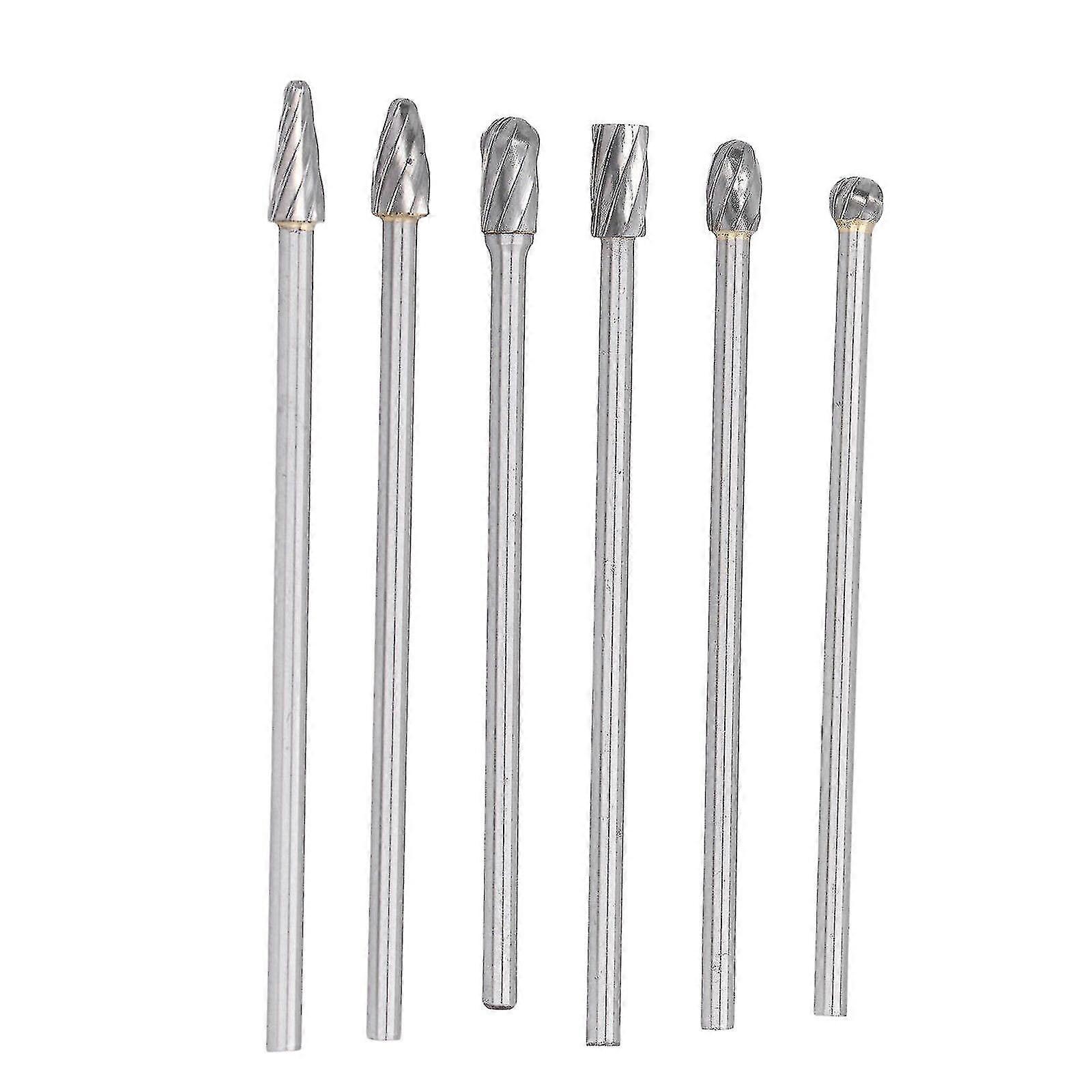 6pcs 85hra Cylinder Head Porting Kit Tungsten Carbide Burr Set Die Grinder Bits-shdsa