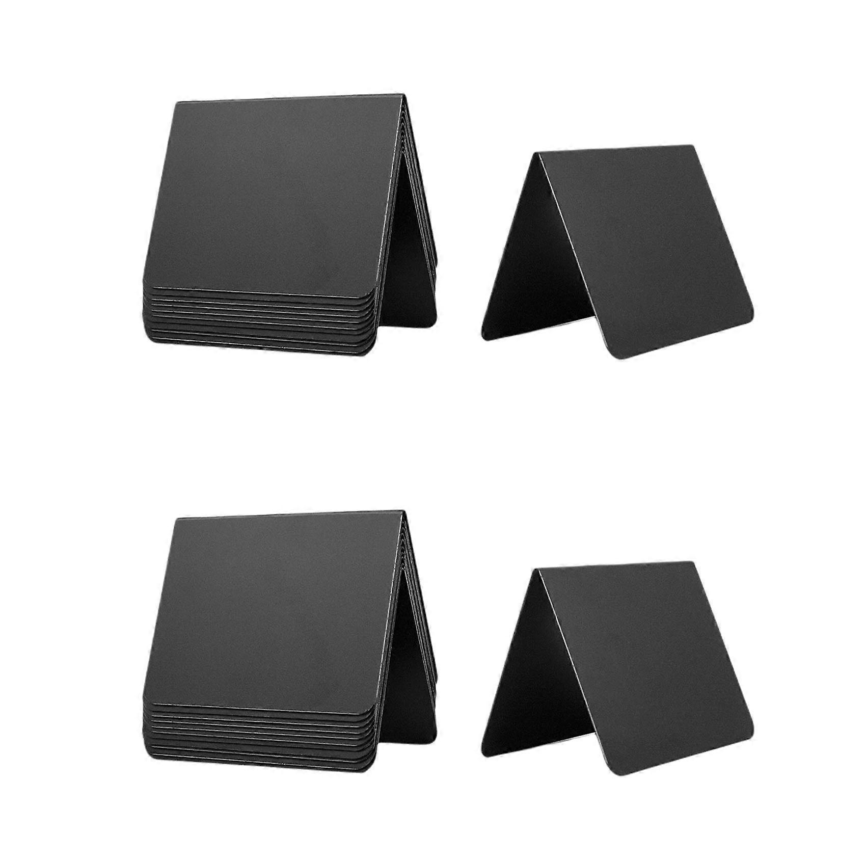 24 PCS Mini Chalkboard Signs 4X3Inch Small Chalkboard Chalk Sign Food Labels for Party Buffet Table